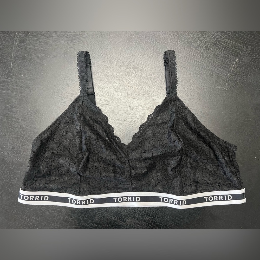 3X | Unlined Lace Bralette